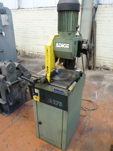 Adige M275, 275 mm diameter Blade, Guided Column, Pull Down Circular Cold Saw