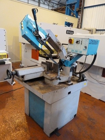 IMET 280/60, 230 mm rounds, Horizontal One Way Mitre Cutting Bandsaw
