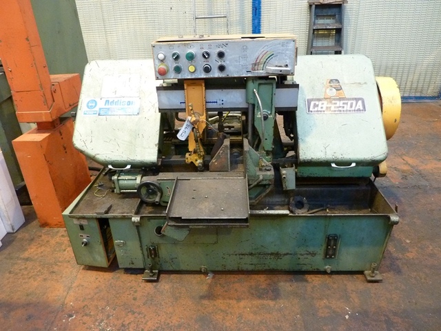 Addison CB250A, 250 mm rounds Automatic, Straight Cutting, Horizontal Bandsaw