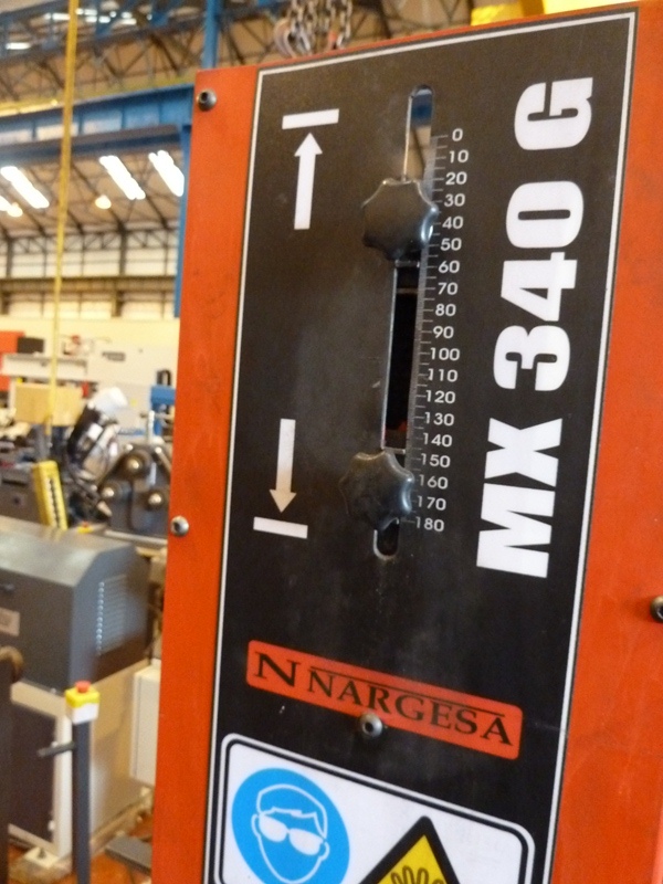 Nargesa MX340G Universal Hydraulic Punching & Notching Machine