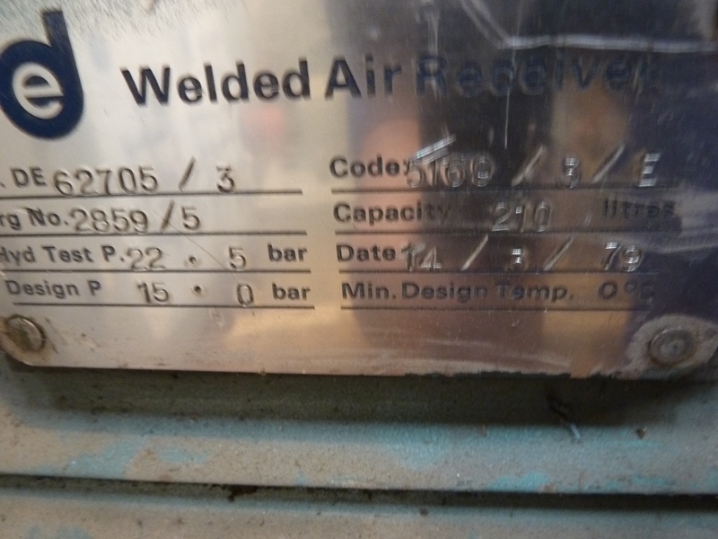 Ingersoll Rand Type 30, 15cfm Reciprocating, Receiver Mounted Air Compressor