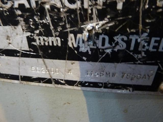 Morgan SC 2500 x 4mm Mechanical Under Driven Guillotine Shear