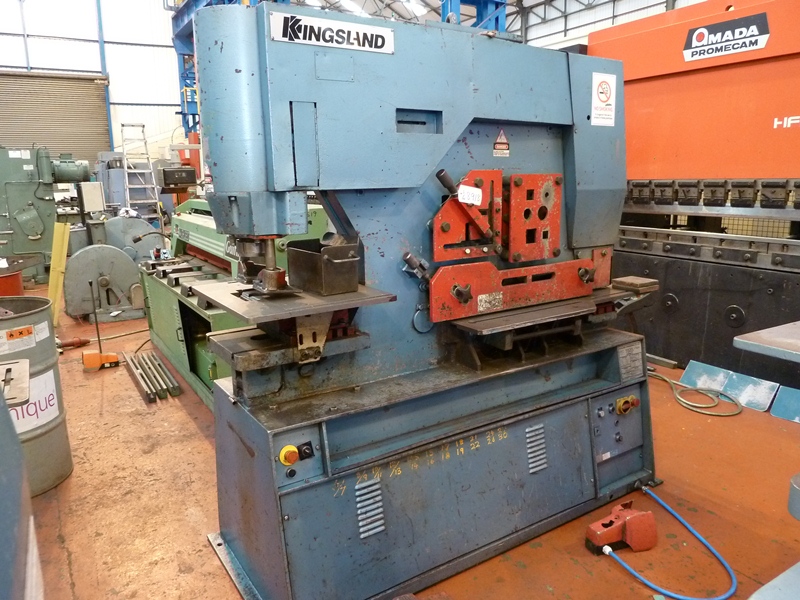 Kingsland 115XS, 115 Ton, Hydraulic Universal Steelworker