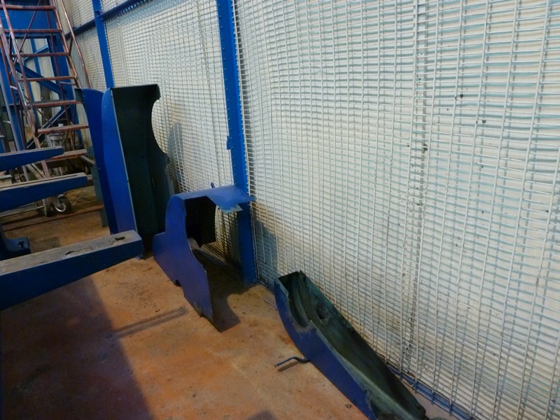 Frost Model 374, 2440 mm x 6 mm (8’ x ¼”), Power Operated Mechanical Driven Straight Folding  Machine