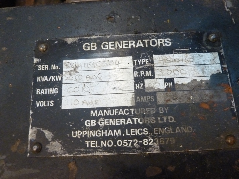 GB HGW160 -160Amp Petrol Driven Portable Welding Generator