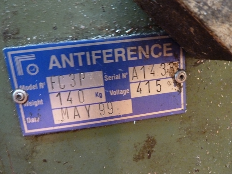 Antiferance FC3P Aluminium Router