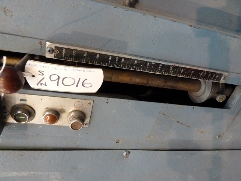 Keetona 100" x 1/8" (2540mm x 3mm), Hydroform Universal Bending and Folding Machine