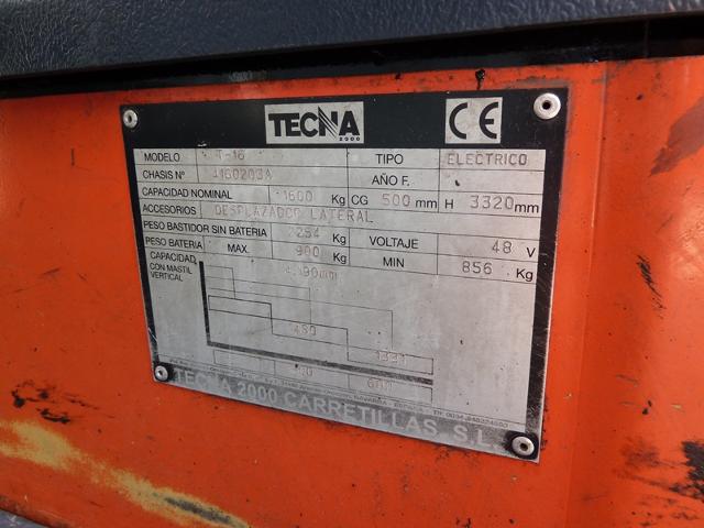 Tecna T-16 Electric Fork Lift Truck