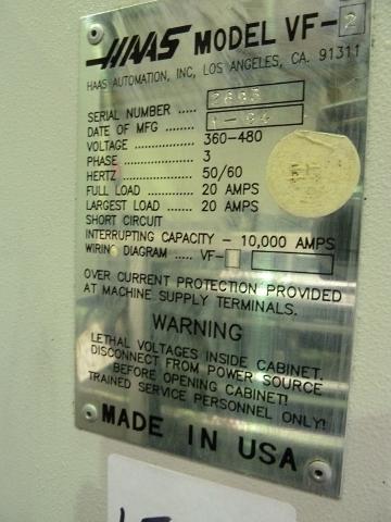 HAAS VF2 Vertical Machining Centre