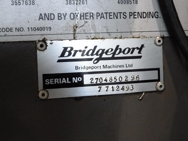 Bridgeport BR2J2 Turret Mill