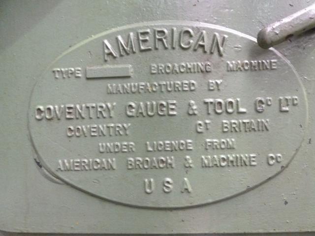 American Broach Vertical Broaching Machine