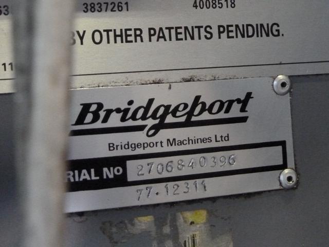 Bridgeport BR2J2 Turret Mill