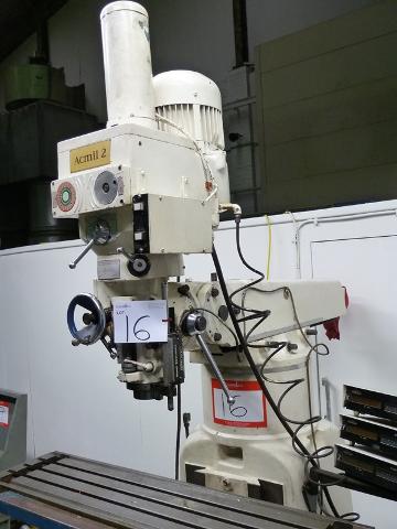 Acton Acmil 2 Turret Mill