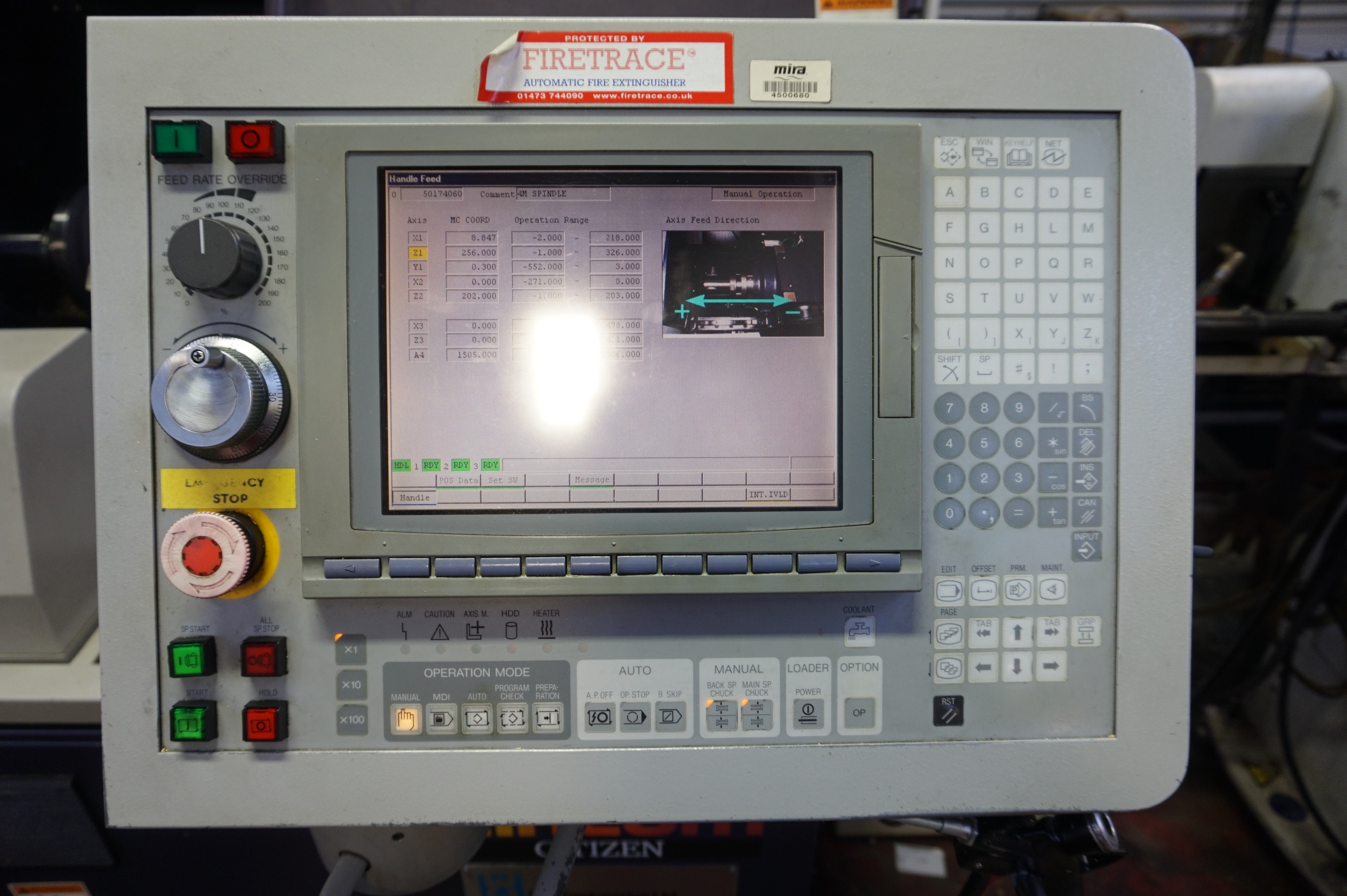 Citizen Cincom M32 Sliding Head Machine