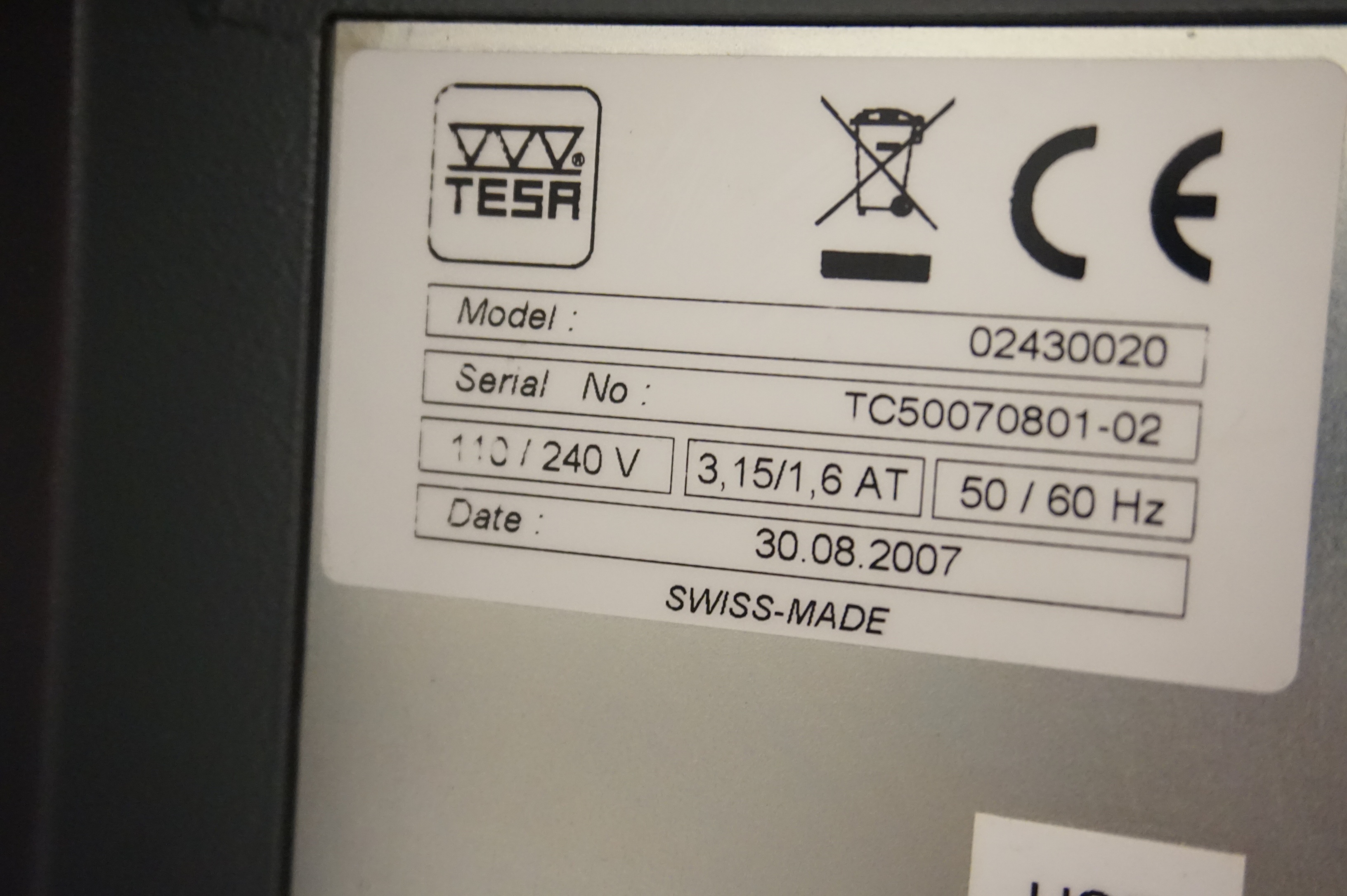 Tesa Scan 50 – C Plus Inspection Machine