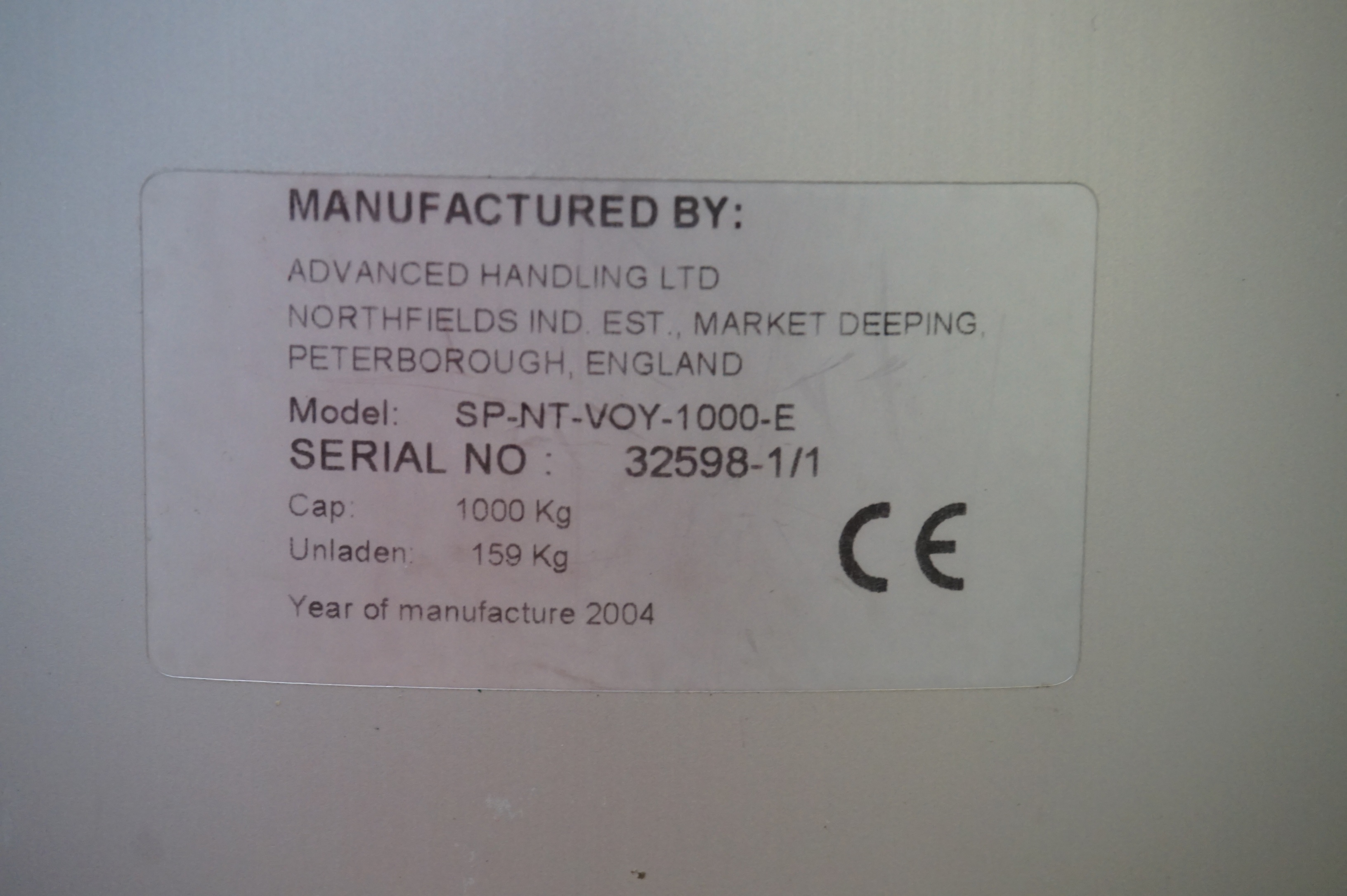 Voyager Pedestrian Operated Fork Truck