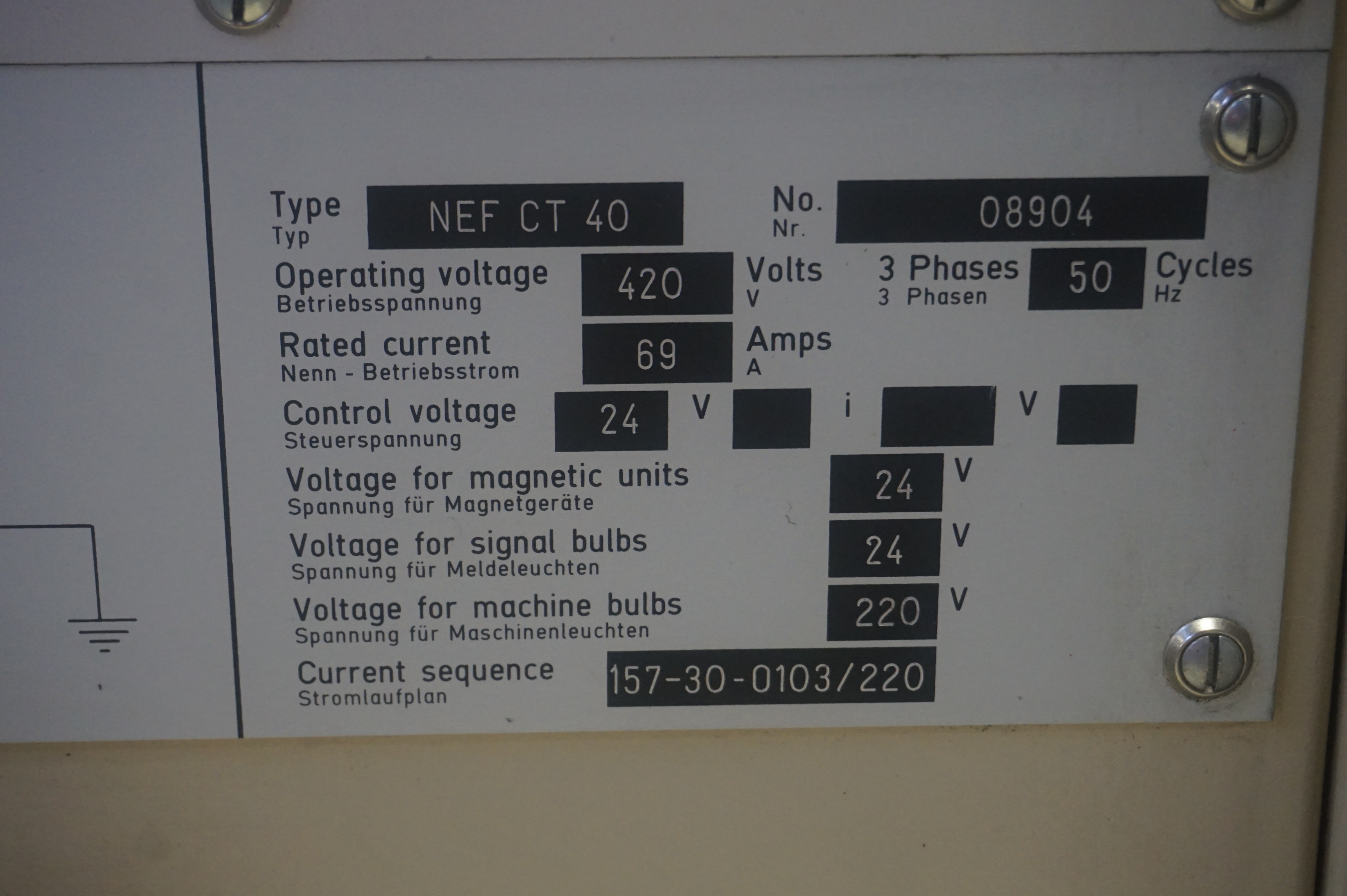 Gildemeister NEF CT40 CNC Lathe