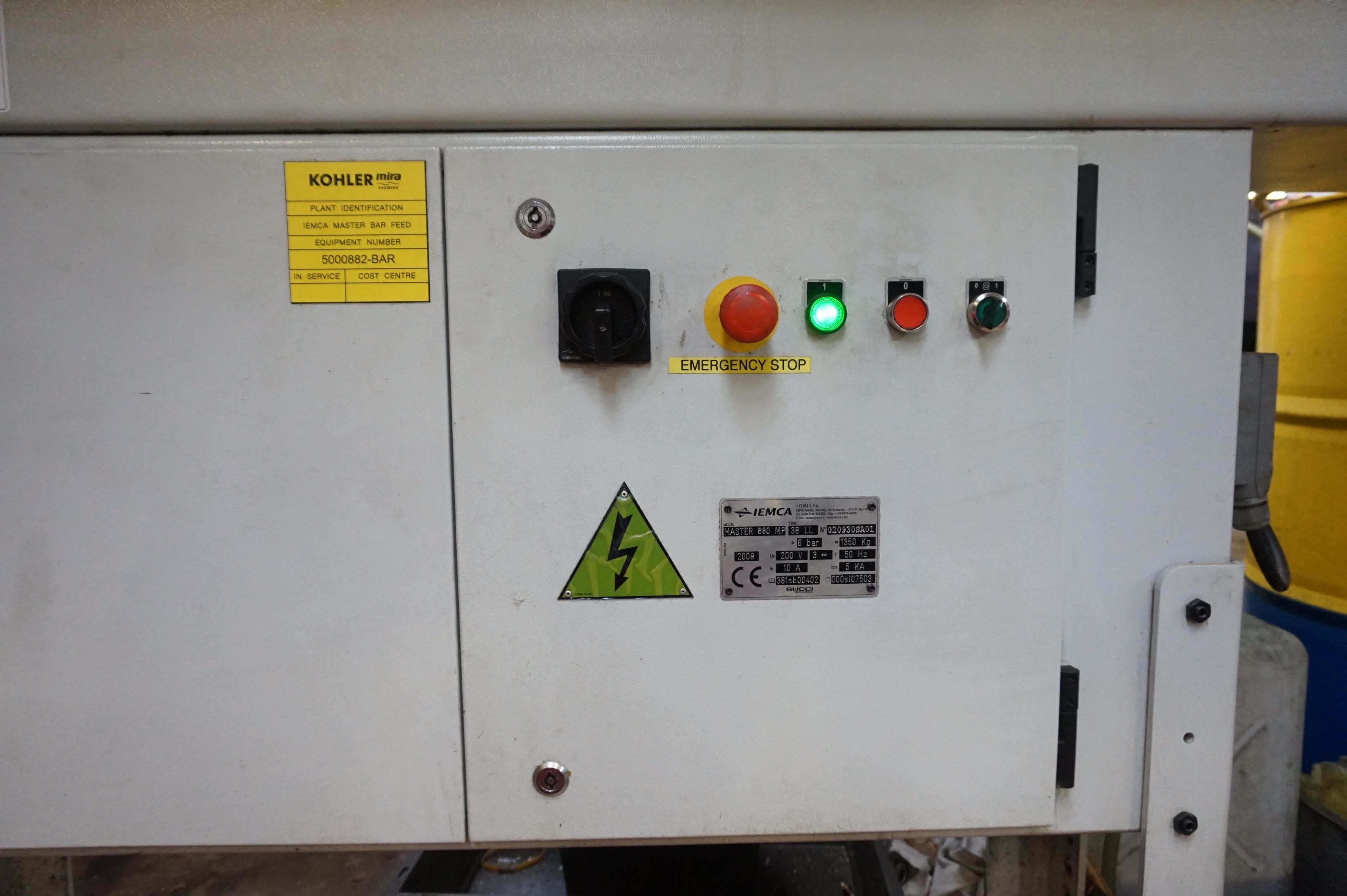 IEMCA Master 880 Verso Barfeed