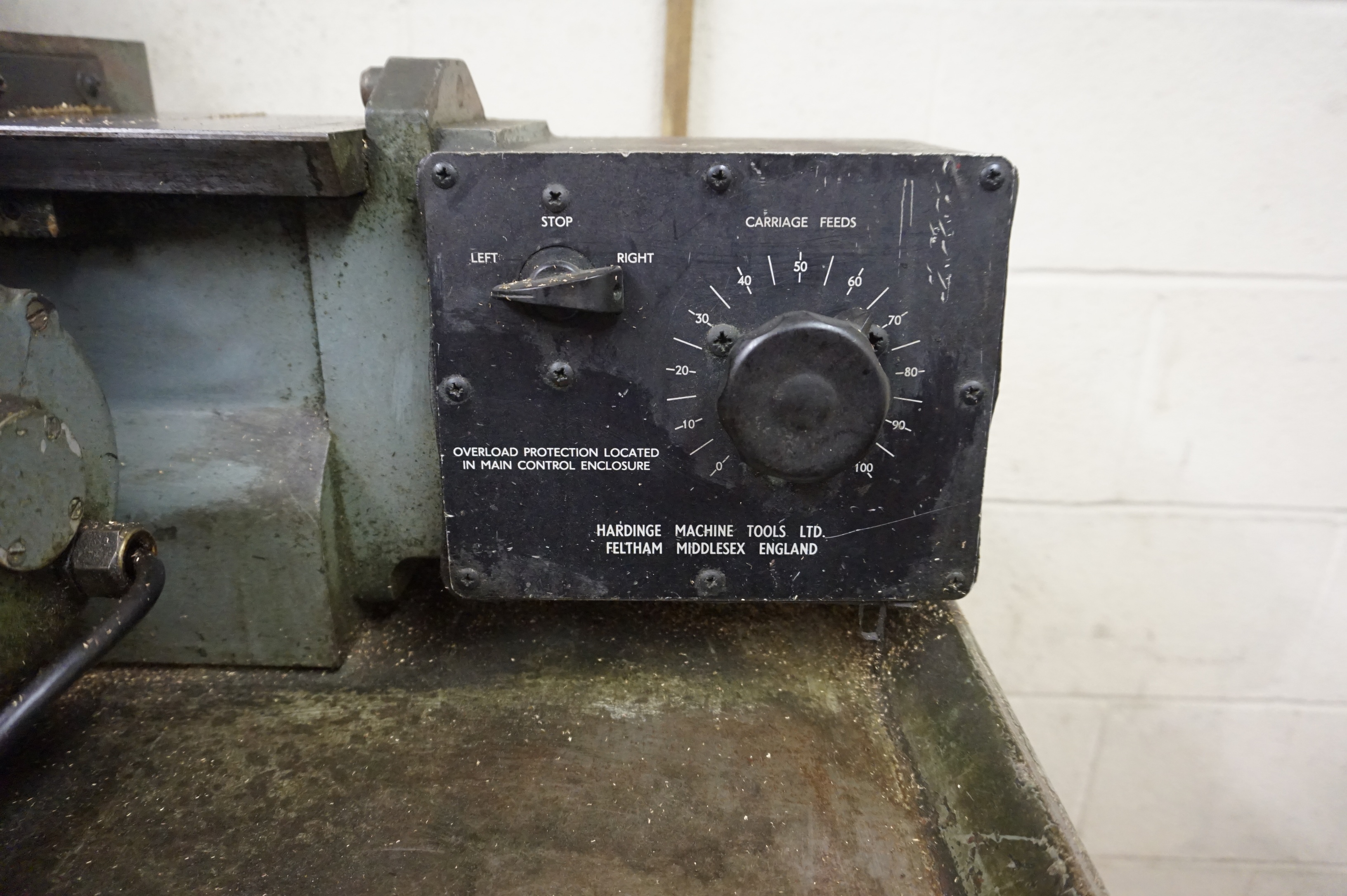 Hardinge Flat Bed Lathe