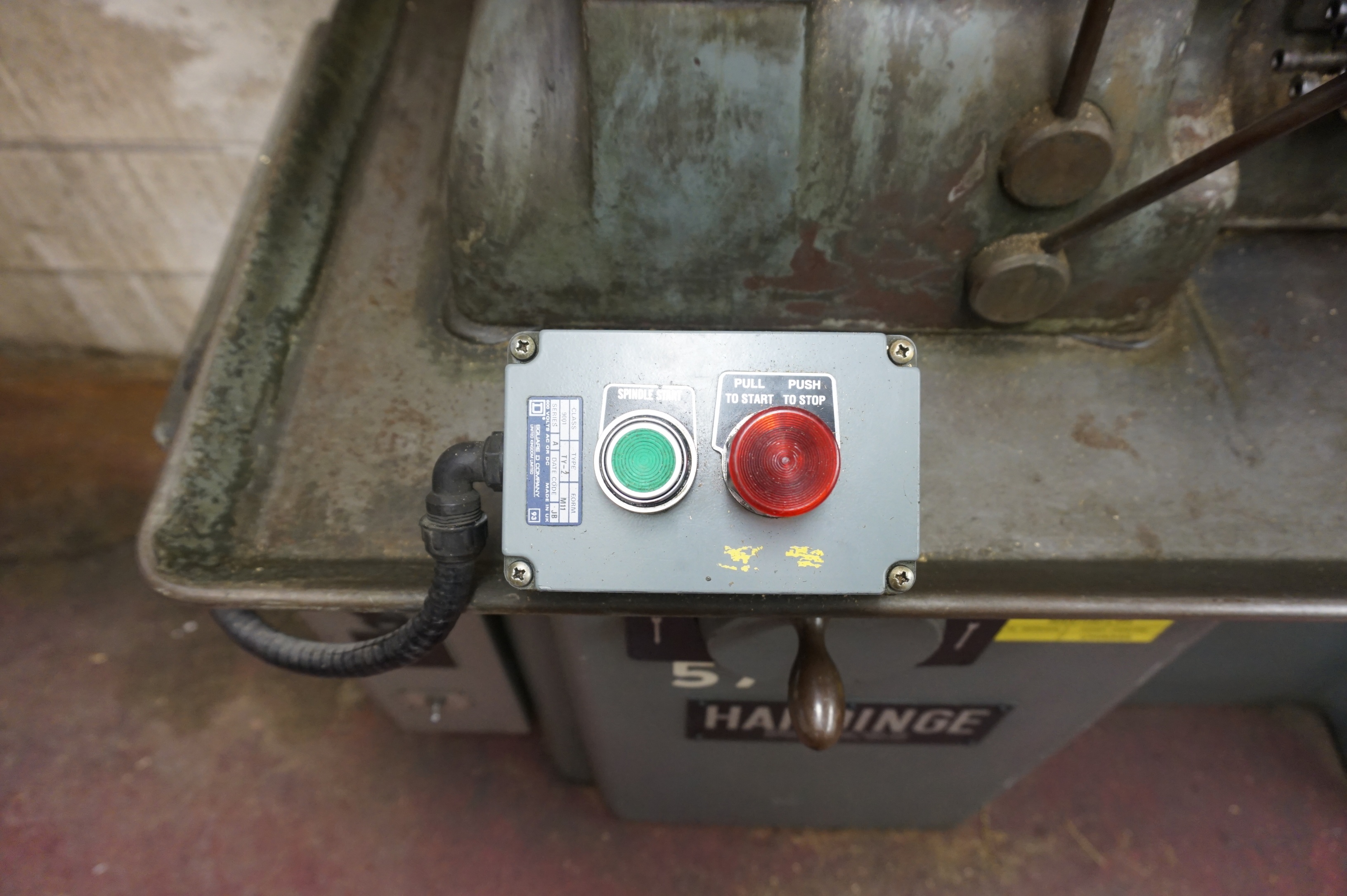 Hardinge Flat Bed Lathe