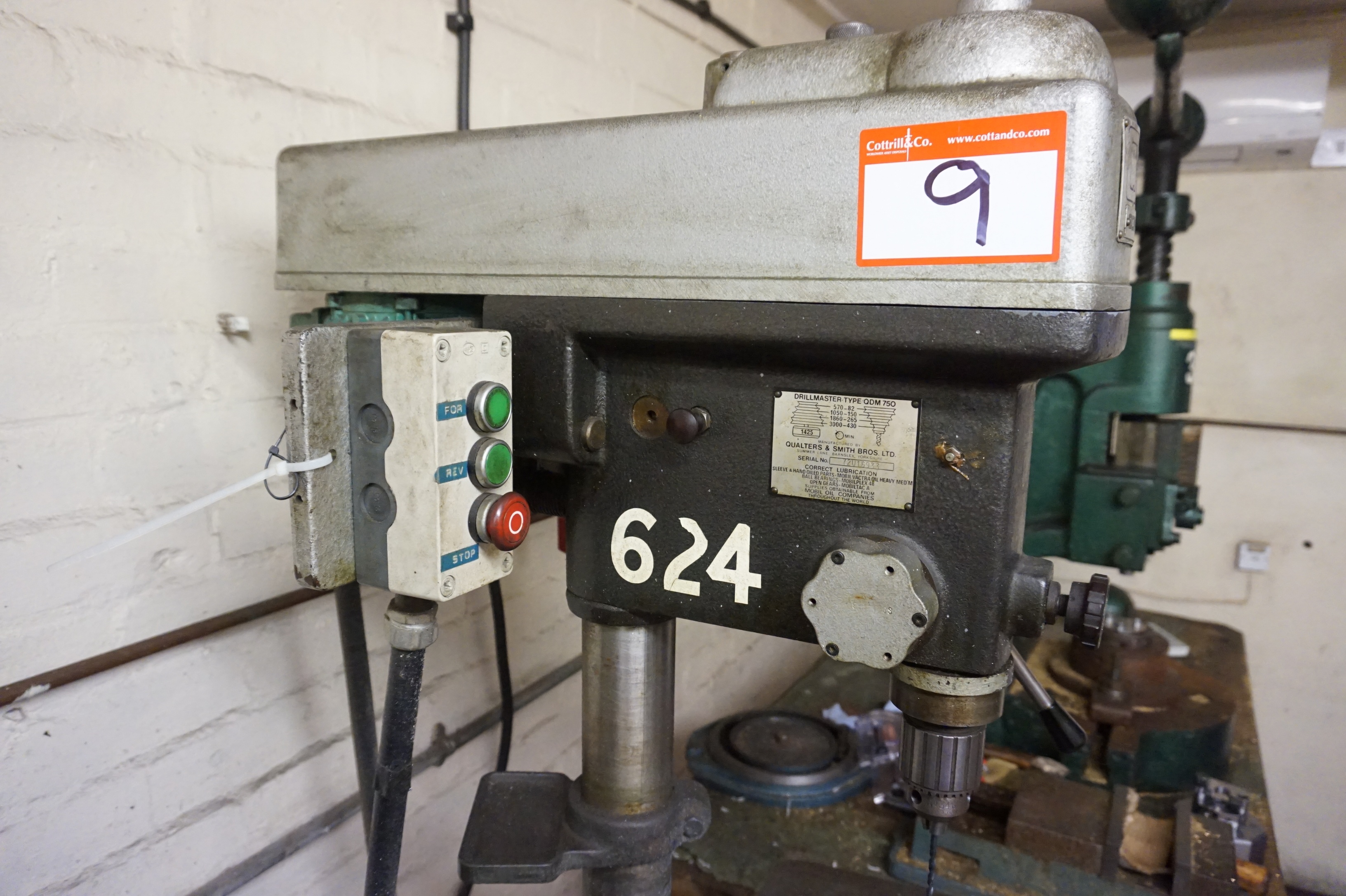 Q & S QDM 750 Pedestal Drill