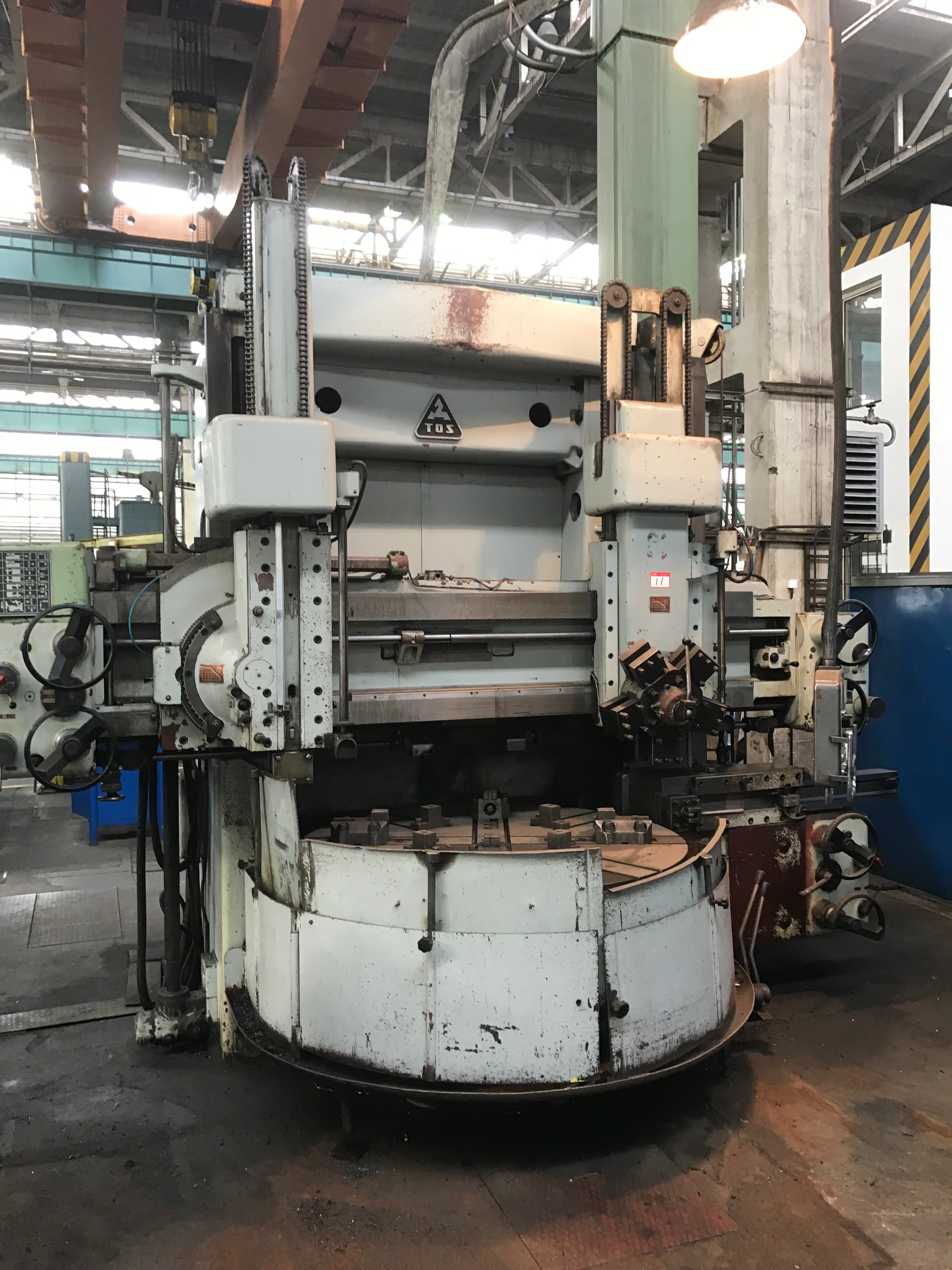 Tos Type SK16 Vertical Turret Lathe
