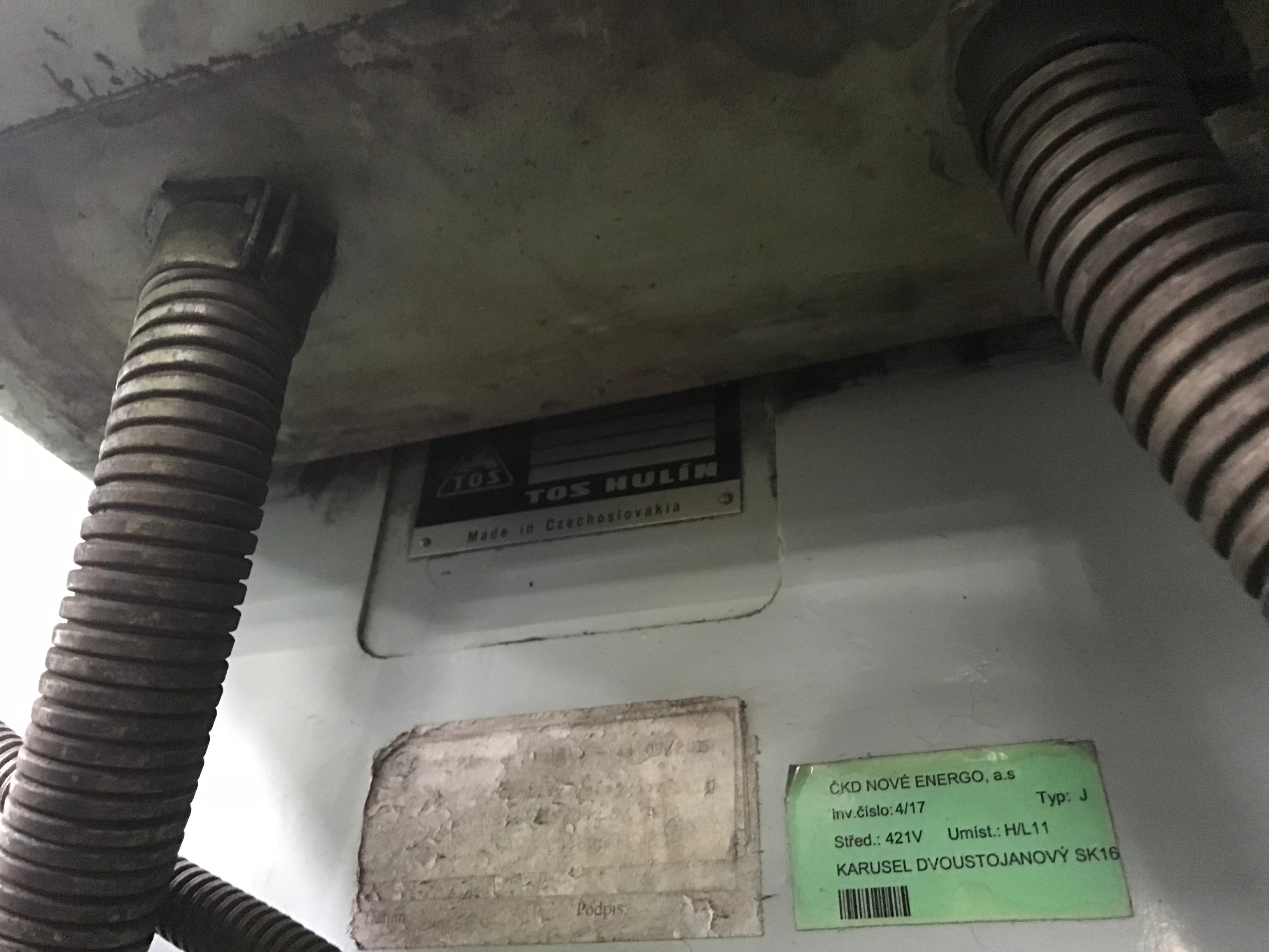 Tos Type SK16 Vertical Turret Lathe