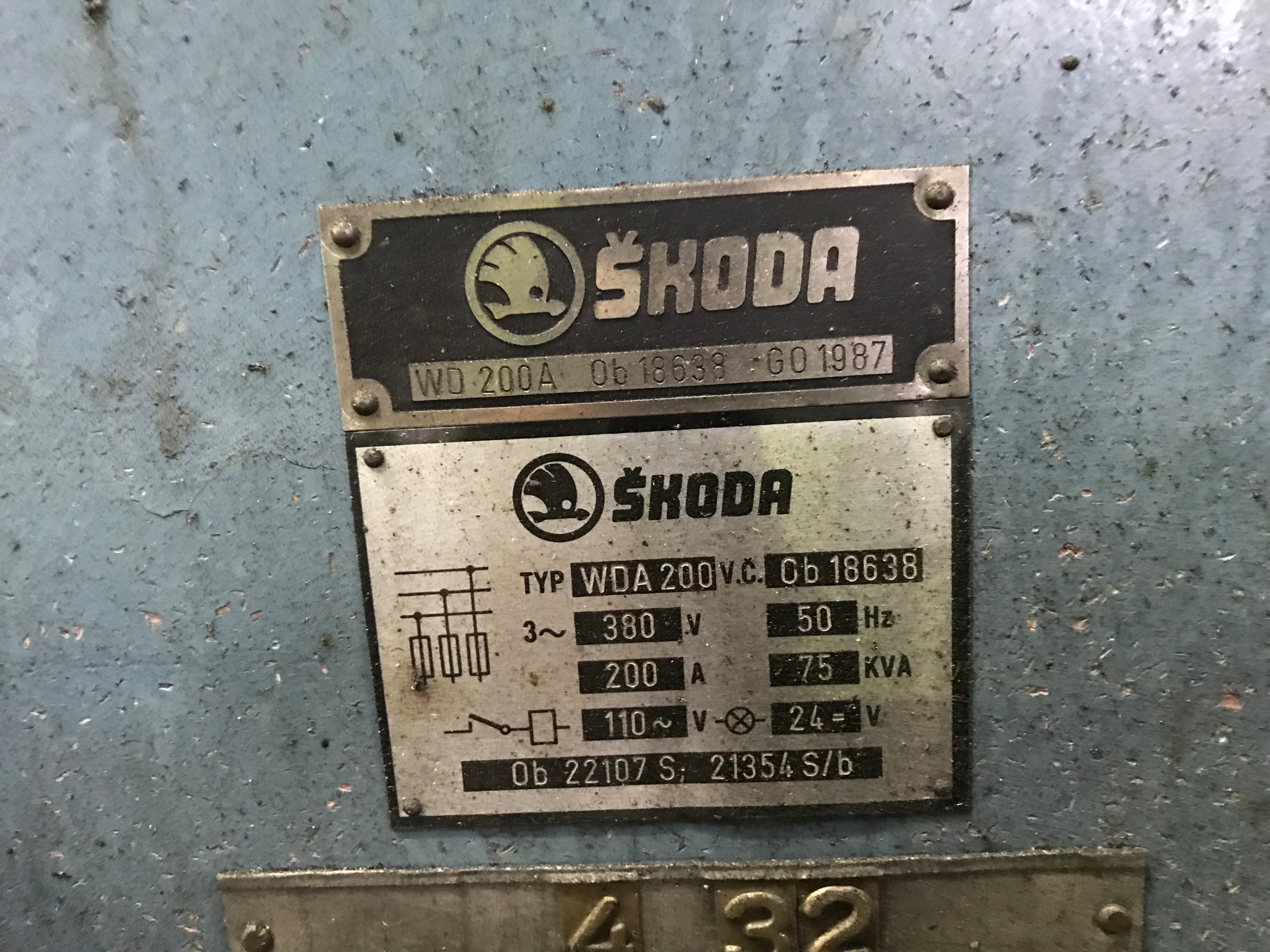 Skoda Type WDA200 Horizontal Floor Borer