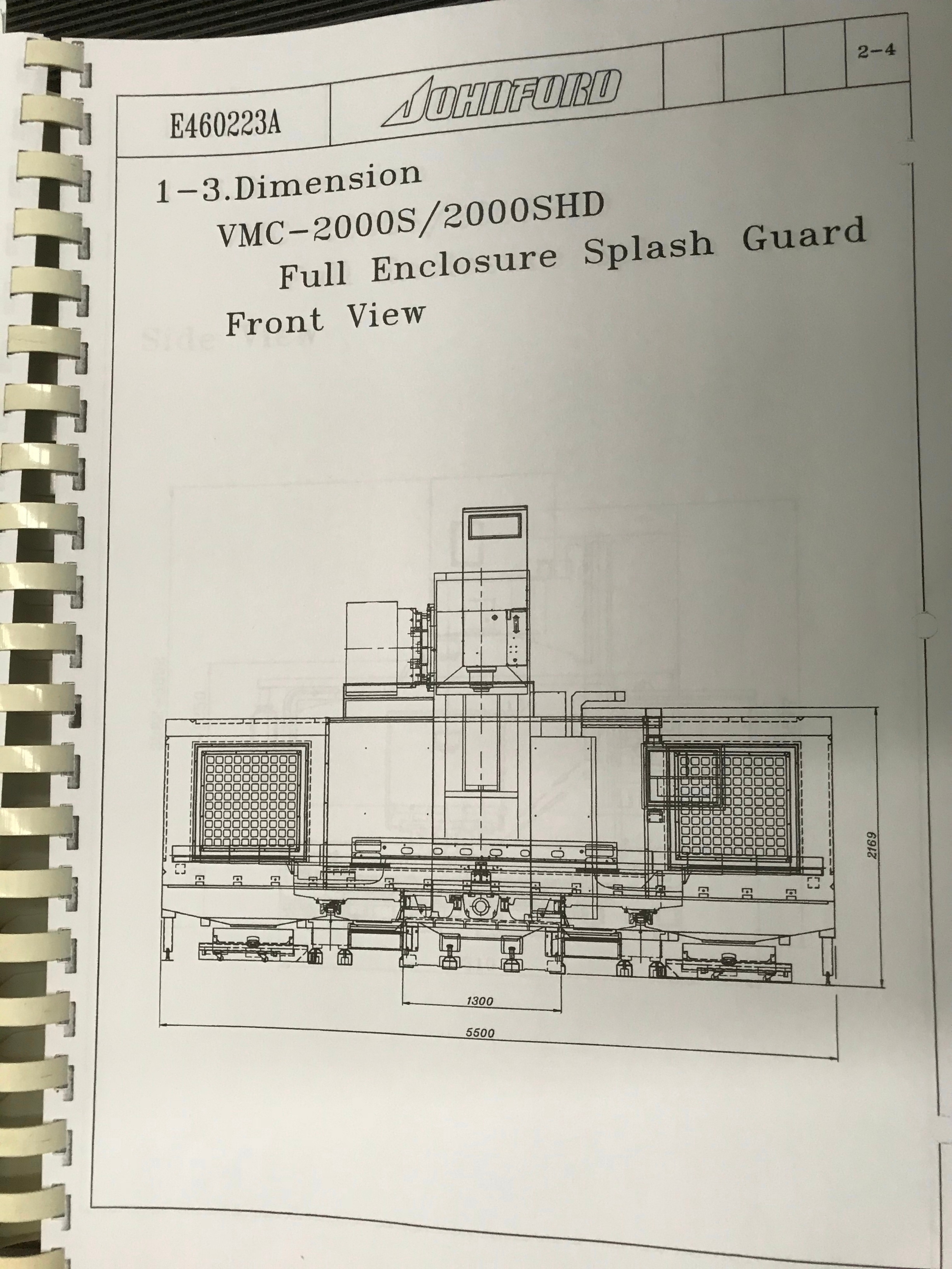 Johnford VMC-2000SHD Omnitechique Super Vertical Machining Centre