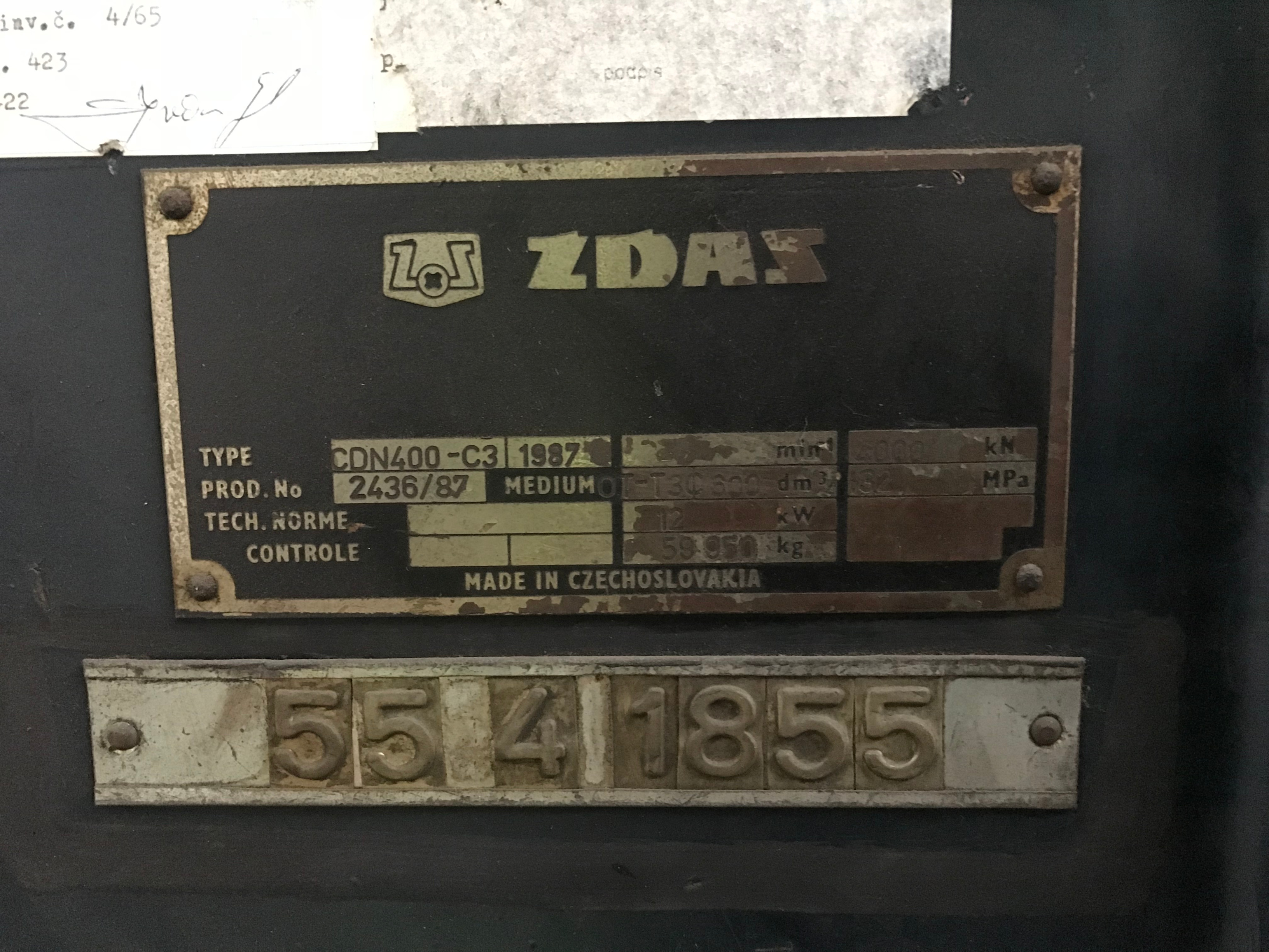ZDAS CDN 400 Straightening Press