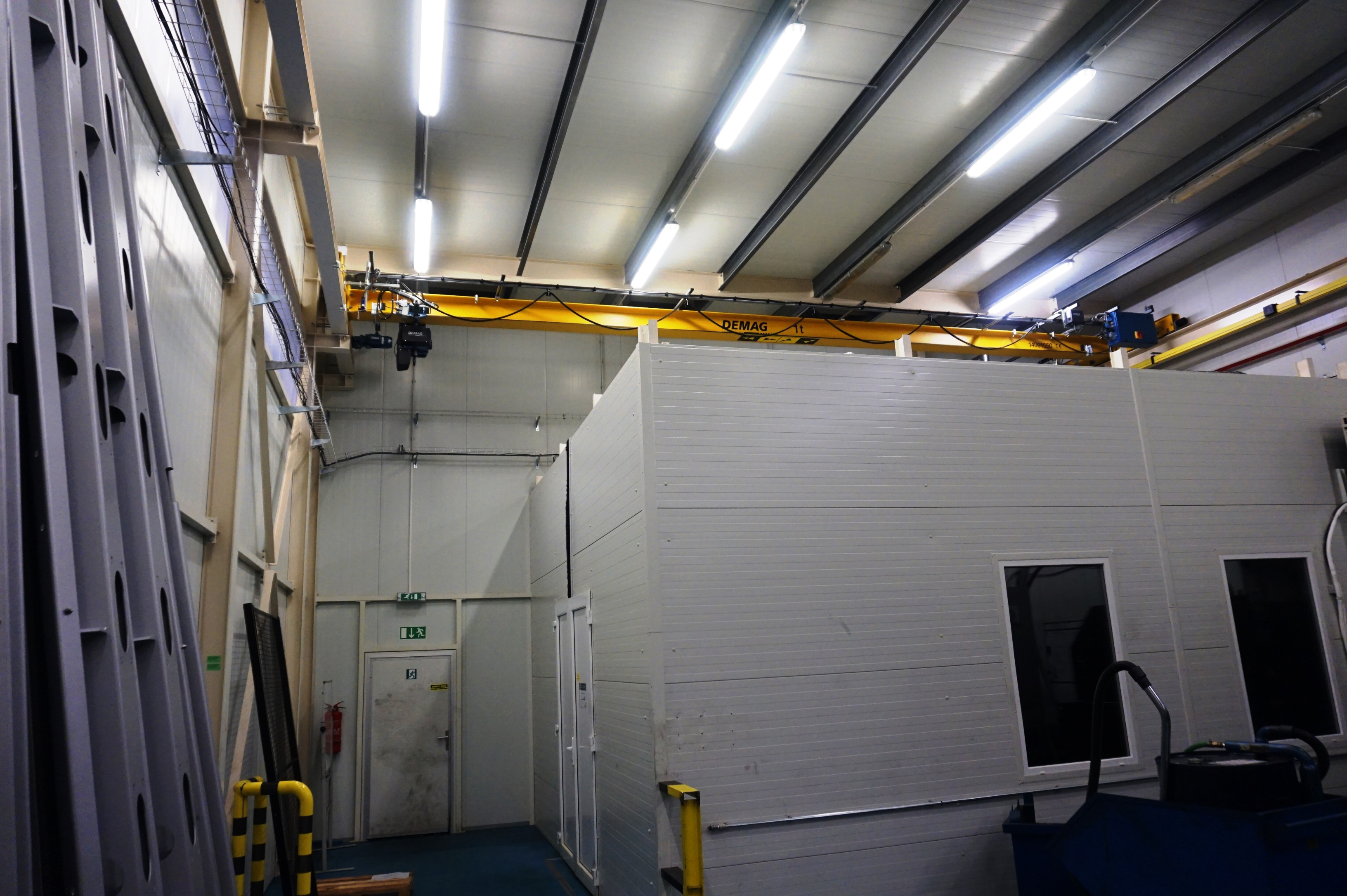 (2) x Demag 1 Ton Bridge Cranes Approx 12m