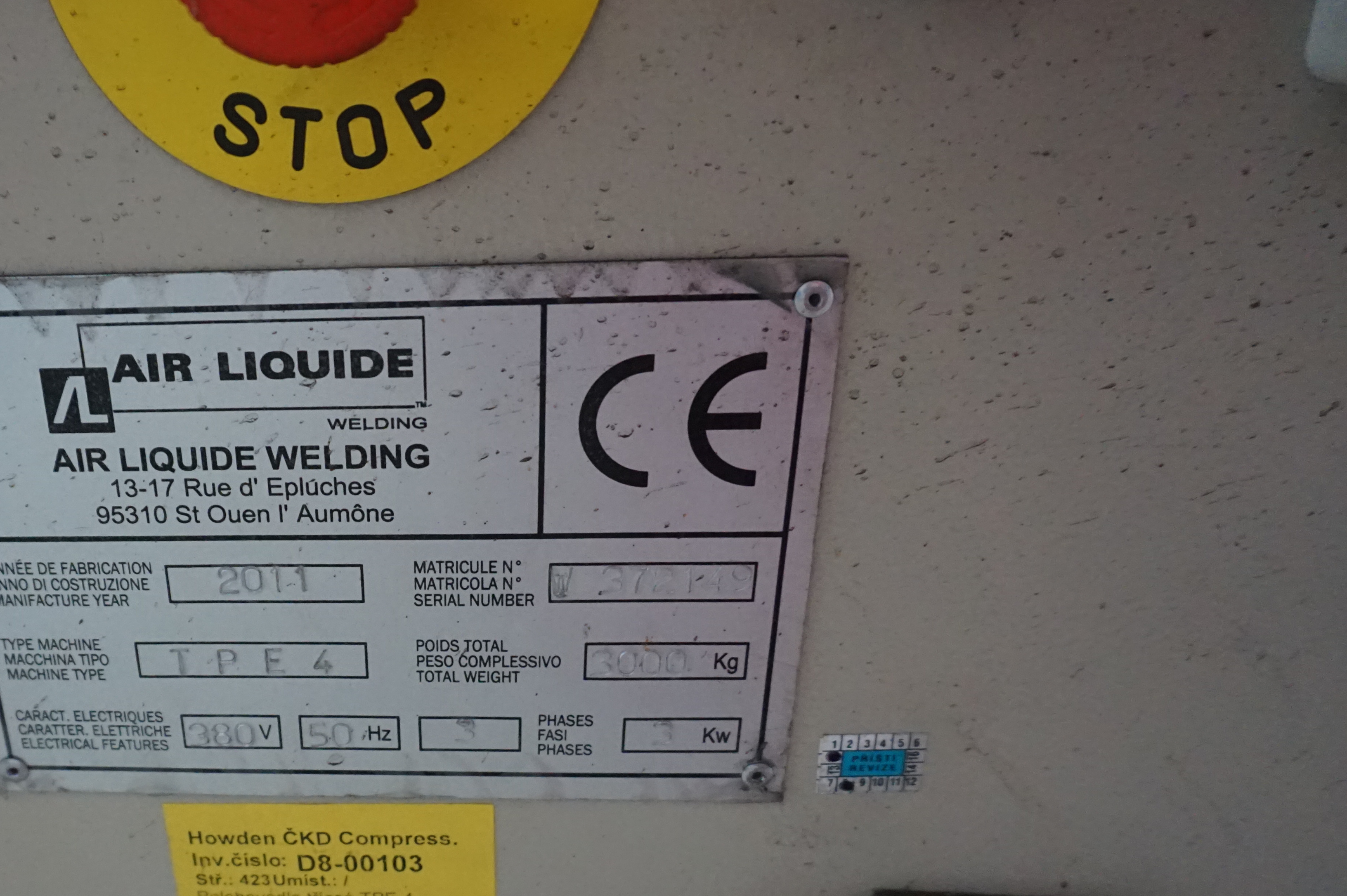 Air Liquide TPE4 Welding Positioner