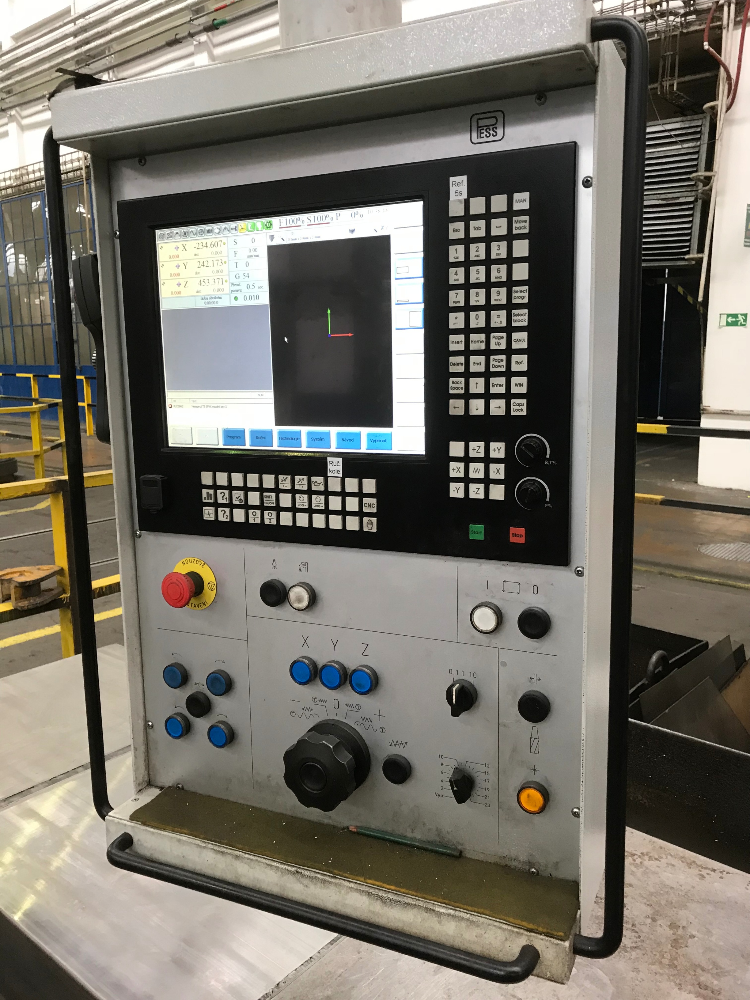 Tos Kurim FSQ 80 CNC Bedmill