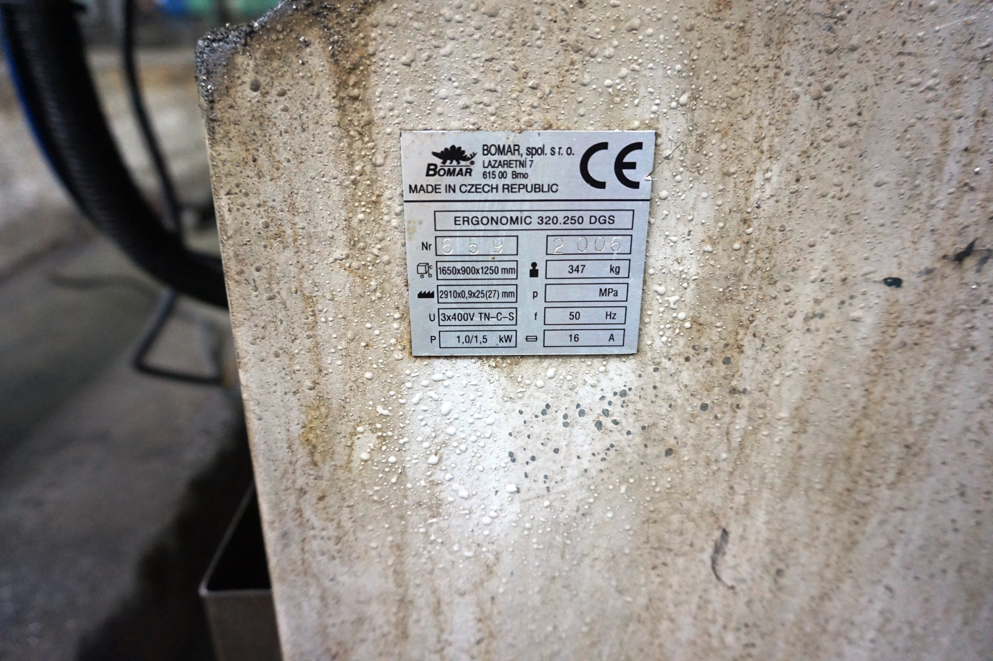 Bomar Ergonomic 320.250 DGS Bandsaw