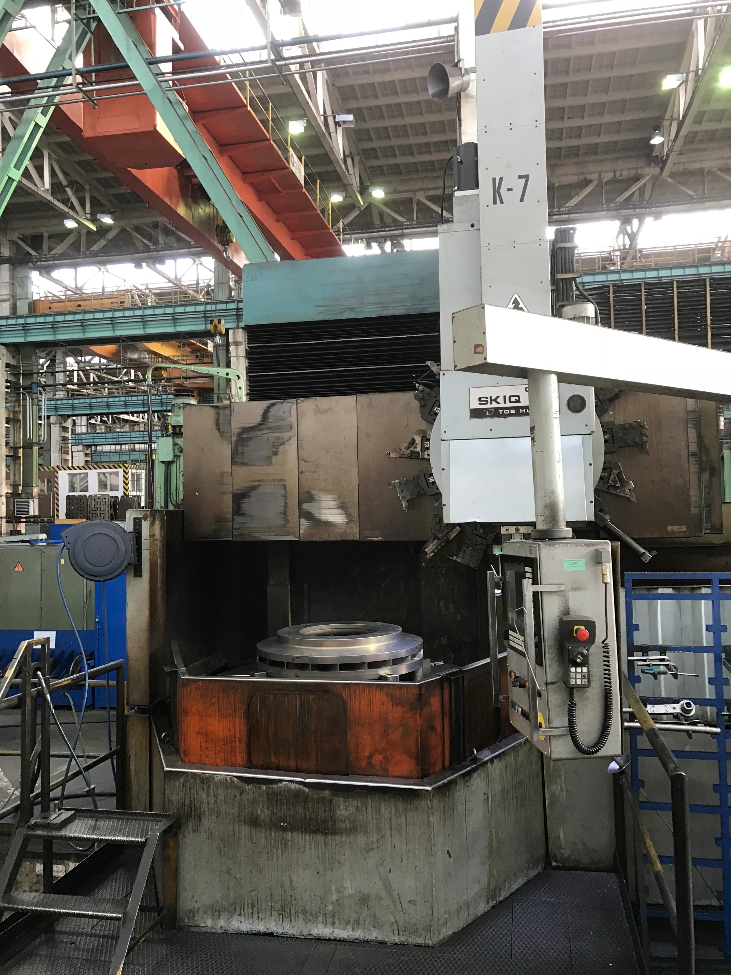 Tos Hulin SK1Q 16CNCB Vertical Turret Lathe