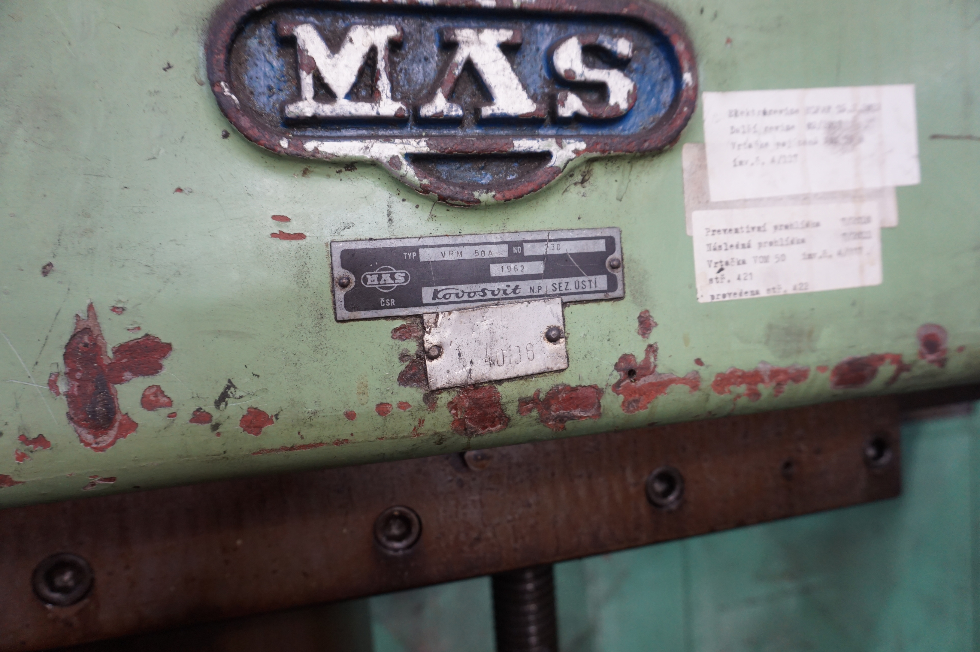 MAS VRM 50A Portable Radial Drill
