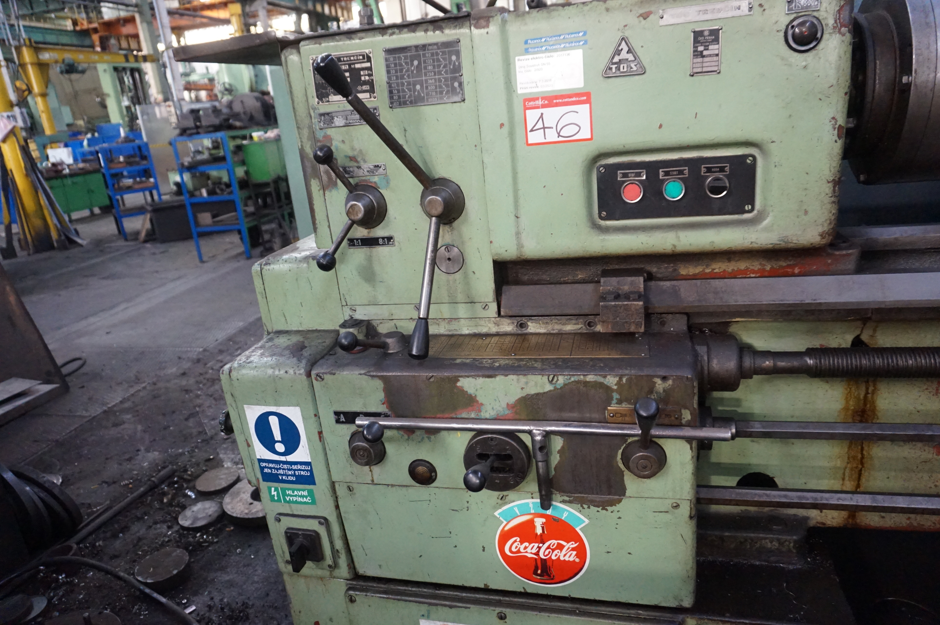 TOS SN55-71 Centre Lathe