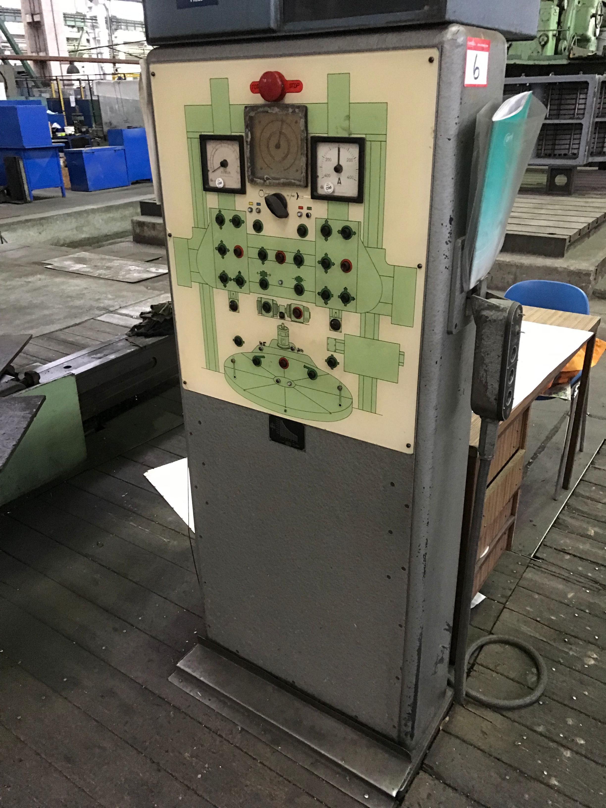 CKD Blansko 50E Twin Column Ram Type Vertical Turning Lathe