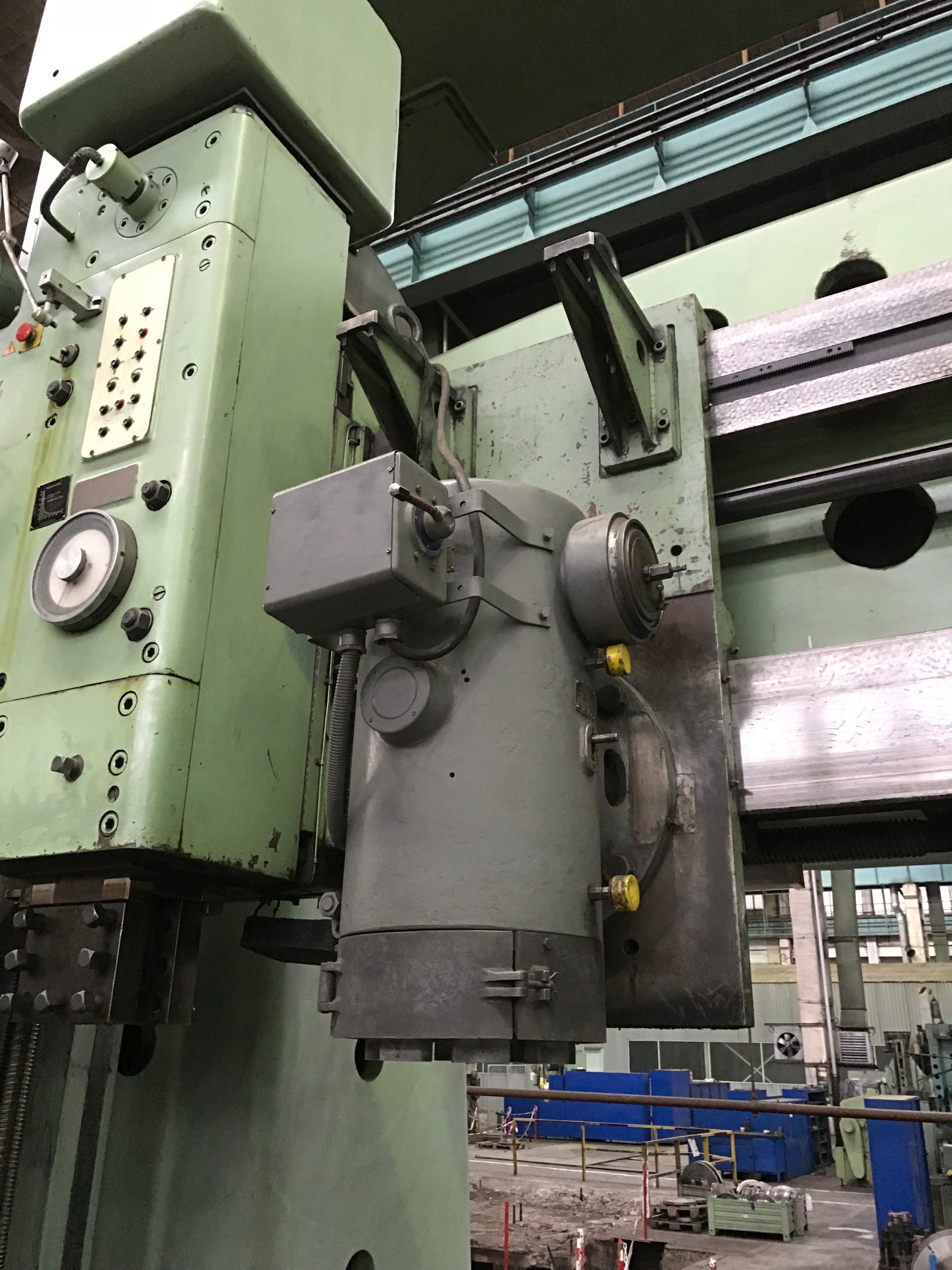CKD Blansko 50E Twin Column Ram Type Vertical Turning Lathe