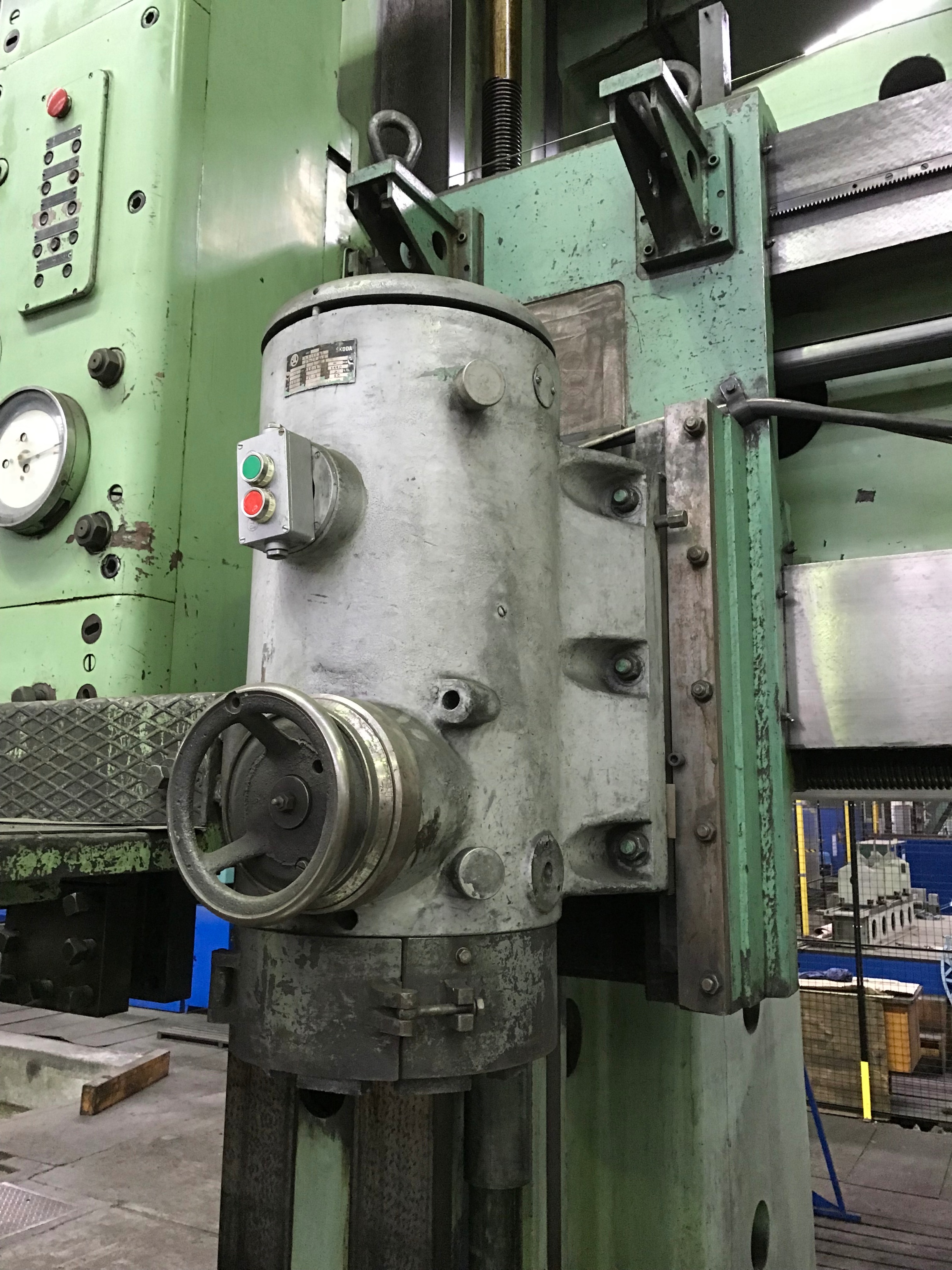 CKD Blansko Type 4000 Twin Column Ram Type Vertical Turning Lathe