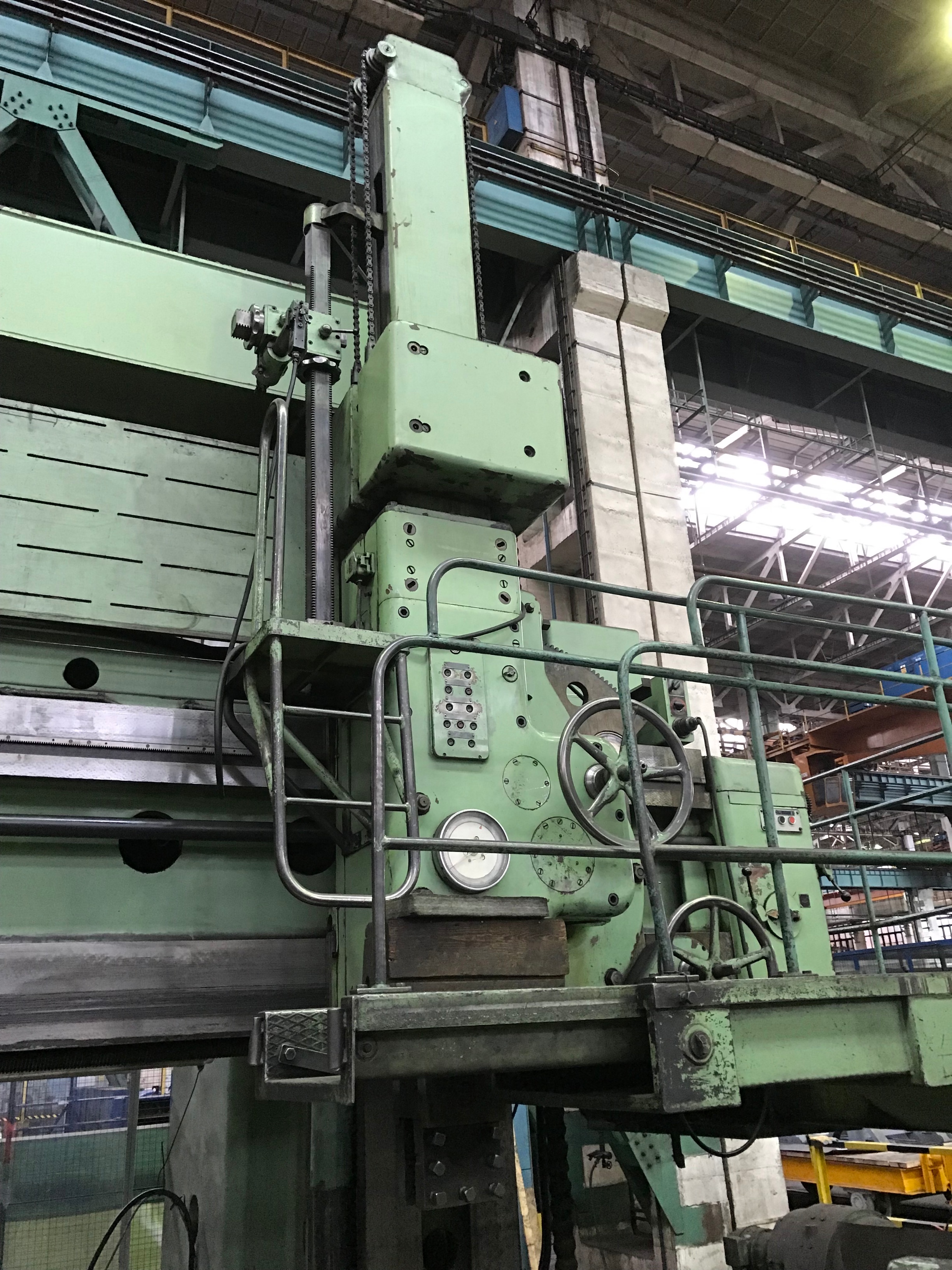 CKD Blansko Type 4000 Twin Column Ram Type Vertical Turning Lathe