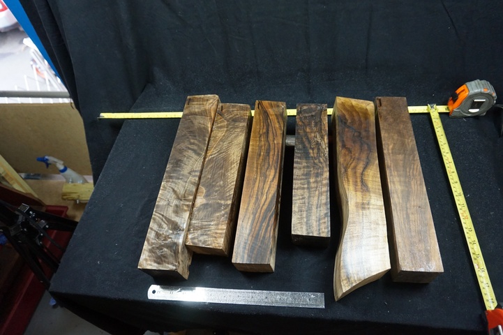 (6) Pieces of Exhibition Grade Turkish Walnut
