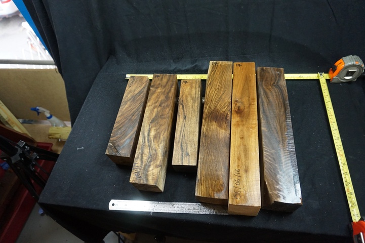 (6) Pieces of Exhibition Grade Turkish Walnut; Stock Blank for Forend