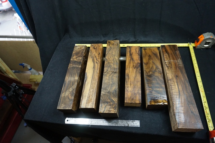 (6) Pieces of Exhibition Grade Turkish Walnut; Stock Blank for Forend