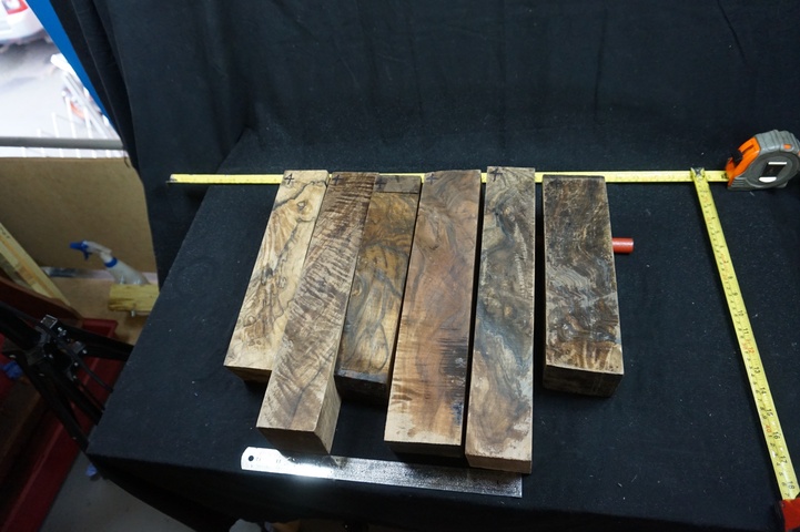 (6) Pieces of Exhibition Grade Turkish Walnut