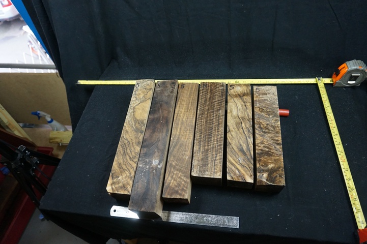 (6) Pieces of Exhibition Grade Turkish Walnut