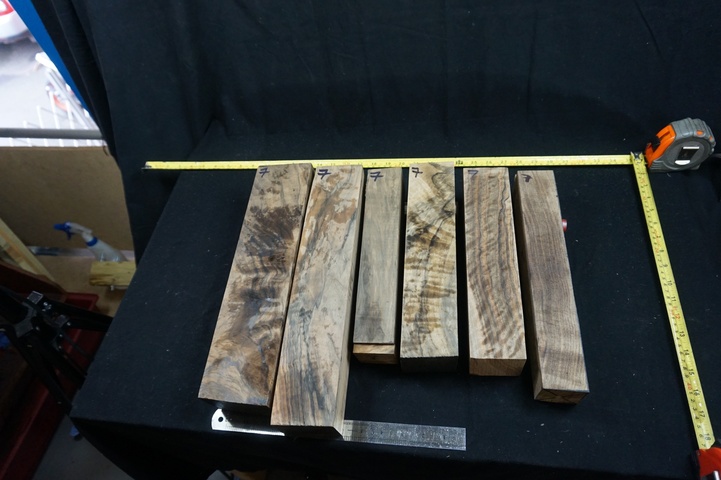 (6) Pieces of Exhibition Grade Turkish Walnut