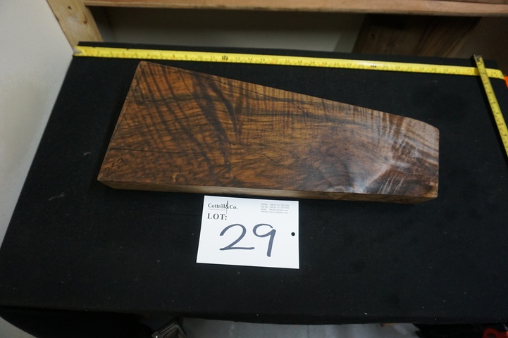 1 Piece of Exhibition Grade Turkish Walnut
