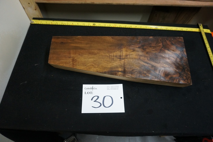 1 Piece of Exhibition Grade Turkish Walnut