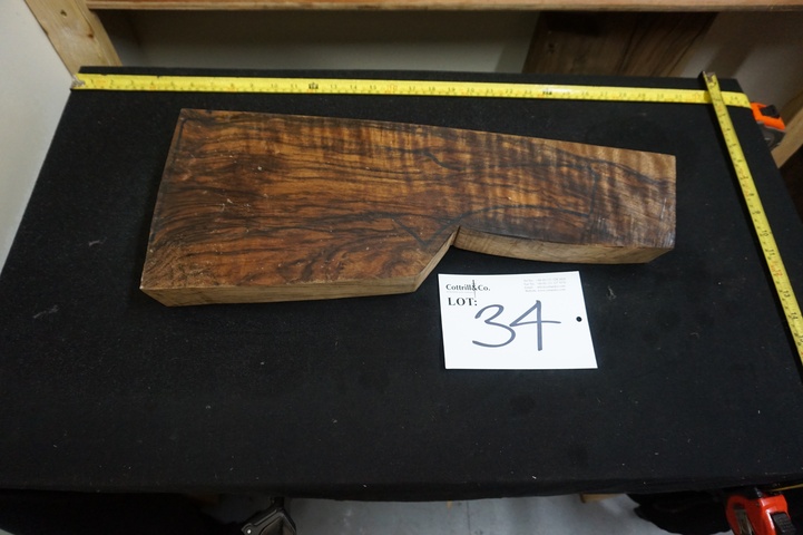 1 Piece of Exhibition Grade Turkish Walnut